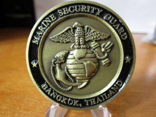 Marine Security Guard DET US Embassy Bangkok Thailand MSG USMC Challenge Coin 2