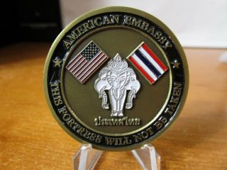 Marine Security Guard DET US Embassy Bangkok Thailand MSG USMC Challenge Coin 3