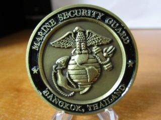 Marine Security Guard DET US Embassy Bangkok Thailand MSG USMC Challenge Coin 8