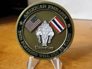 Marine Security Guard DET US Embassy Bangkok Thailand MSG USMC Challenge Coin 9