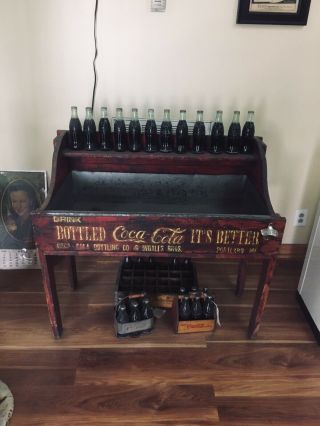 Coca - Cola Ingalls Bros.  Ice Chest,  Circa 1901 One Of First Known Ice Coolers