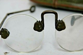 EARLY CHINESE SPECTACLES IN SHAGREEN CASE EXTREMELY RARE CHINESE GLASSES 4