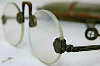 EARLY CHINESE SPECTACLES IN SHAGREEN CASE EXTREMELY RARE CHINESE GLASSES 5