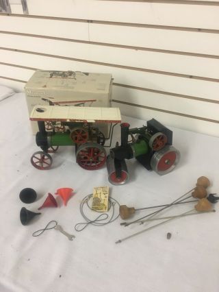 Vintage Mamod Steam Tractor Roller Steam Engine Toys Box England