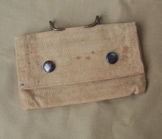 Ww1 Sanitary Troops Diagnosis Tag Pouch First Aid Medical 1918 Mills Medic