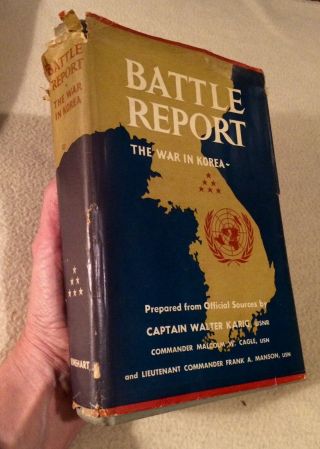 Rare Korean War Hardback Book 1951 1952 Battle Report The War In Korea Communist