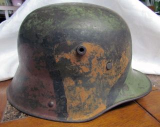 Wwi German M16 Camouflage Combat Helmet Et66 All