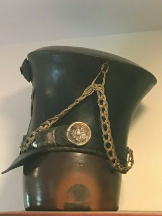 Pre Civil War 1830 ' s 8 - Sided Brass Spread Wing Eagle Militia Hat Shako Plate 8