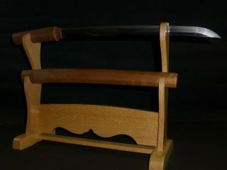Wakizashi (sword) W/white Sheath : Muromachi : 22.  6 × 15 " 560g