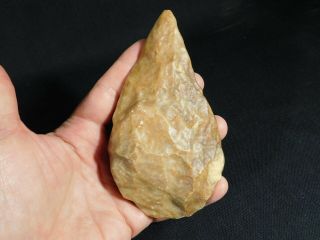 A One Million Year Old Early Stone Age Acheulean Hand Axe Mauritania 357gr E