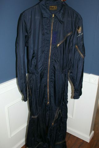 Rare Early Korean War U.  S.  Air Force " Suit,  Flying,  Very Light ",  Large