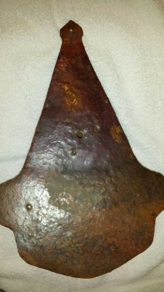 ANTIQUE ARTS AND CRAFTS,  Mission,  Tudor LIGHTING HAMMERED COPPER WALL SCONCE 4
