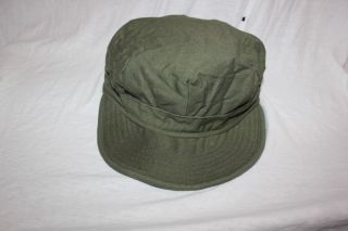 Us Military Issue Korean Vietnam Army Od Green Field Utility Cap Hat Sz 7 B