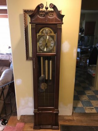 Tempus Fugit Grandfather Clock Montgomery Ward
