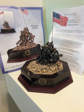 Danbury Collectable Victory At Iwo Jima Military Marine Corps War Memorial