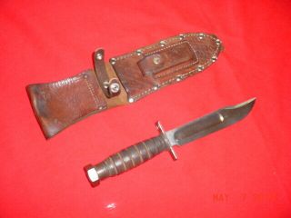 U.  S.  6 Inch Pilots Survival Knife With Sheath