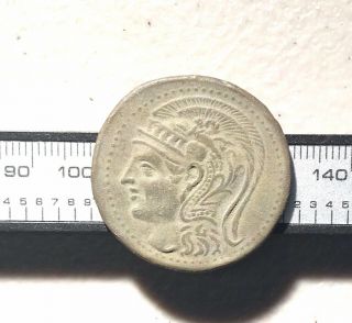 Ancient Greek Roman Owl Coin Owl Standing & Athena w/ War Helmet Owl Coin 288AD 5