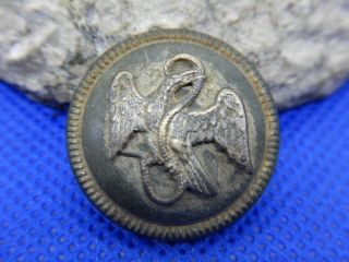 Mexico Military Button,  Dug,  Texas War Period,  Santa Anna Official Staff Army