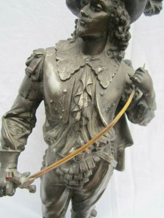 Large Don Juan Bronze Finish Statue Figurine Sculpture 20 Inch Tall 5