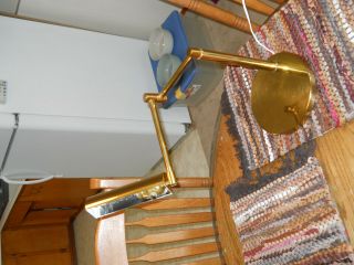 Mid Century Modern Koch & Lowy Brass Articulating Desk Lamp