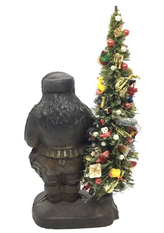 Ives Cast Iron Santa with Tree 1880 3