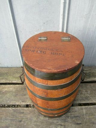 Antique Whiskey Beer Wine Molasses Keg Barrel B0509 2
