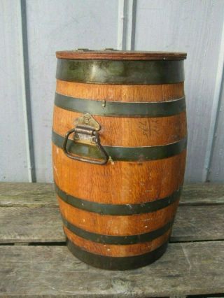 Antique Whiskey Beer Wine Molasses Keg Barrel B0509 6