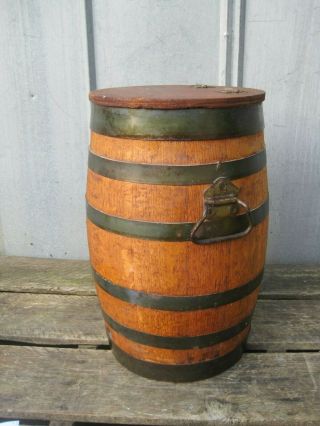 Antique Whiskey Beer Wine Molasses Keg Barrel B0509 7