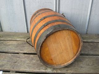 Antique Whiskey Beer Wine Molasses Keg Barrel B0509 9