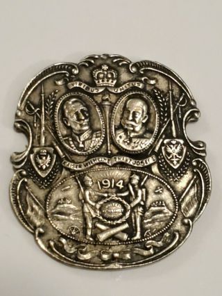 Ww 1 - German Badge - Imperial German Artillery? 1914 - 1915 W/planes And Blimps