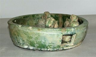 Chinese Tang Tomb Burial Pottery Mingqi Animal Pen / c.  618 - 907 / 9 