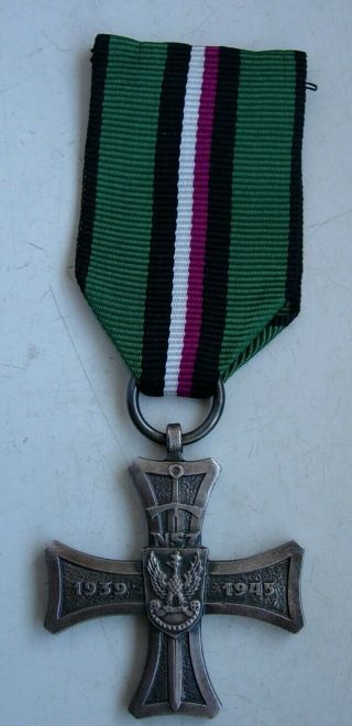 Polish Poland Wwii National Military Action Cross