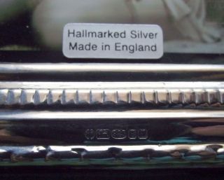 Brighton Edwardian Design Hallmarked Sterling Silver Photo Frame Xmas Valentines 3