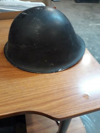 Korean War 1953 British Mkiii/mkiv " Turtle " Helmet Very Unique