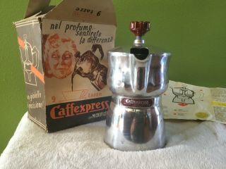 Very Rare,  Vintage Coffee Maker Machine,  Caffexpress For Stove / Cooker Top