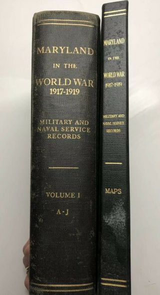 1919 Book Trench Maps Maryland In World War Military Records 79th Division M1917