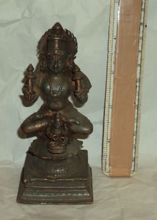 Antique looking God Surya Traditional Indian Ritual Copper Rare 6