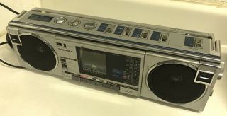 Toshiba Rt - Sf5 Autoreverse Cassette Am/fm/sw Stereo Player Recorder Vintage