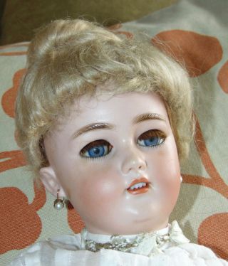 Lovely Antique Bisque Doll Simon & Halbig 1159 Adult Body Lady Doll