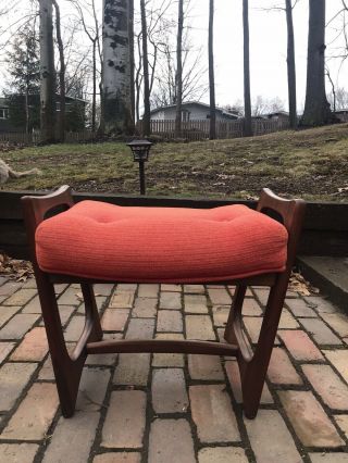 Adrian Pearsall for Craft Associates Midcentury Walnut Ottoman Stool 6