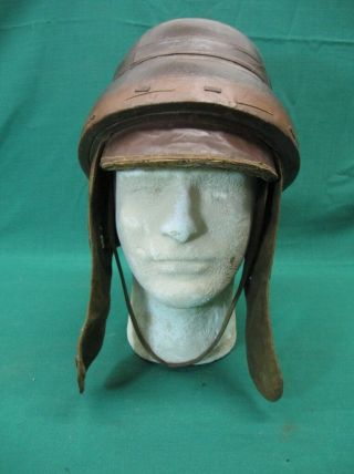 Scarce WWI Pilot Flying Helmet Roold Pattern Authentic; French / Italian 2