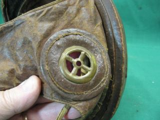 Scarce WWI Pilot Flying Helmet Roold Pattern Authentic; French / Italian 8