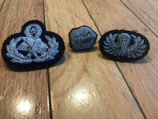 1970’s? Silver Bullion Us Army And Air Force Specialty Badges