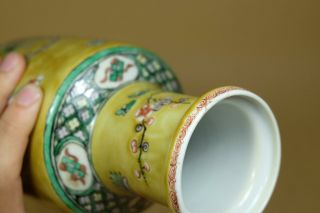 A Chinese Famille rose Porcelain Vase. 9