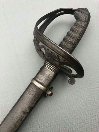 Very Rare Victorian 1827 Canadian Rifle Officer ' s sword - Sidney Rifle Volunteer 2