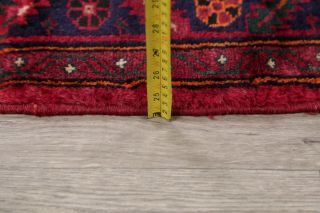 Oriental Hamadan 5x8 Wool Hand - Knotted Geometric One - of - a - Kind Oriental Area Rug 10