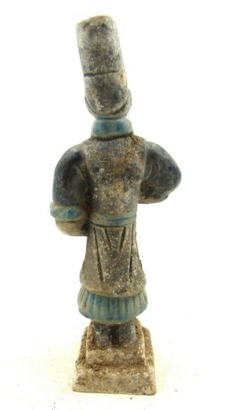 AUTHENTIC ANCIENT CHINESE MING DYNASTY TERRACOTTA ATTENDANT W/ BUCKET - L693 4