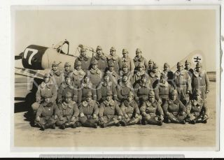 Wwii Japanese Photo: Navy Pilots And Aircraft