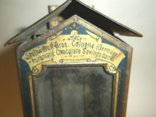 Rare Antique STOLLWERCK CHOCOLATE DISPENSER/ MONEY BANK : c1900 10