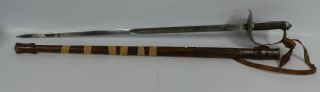 1914 - 18 Ww1 George V British Sword & Scabbard